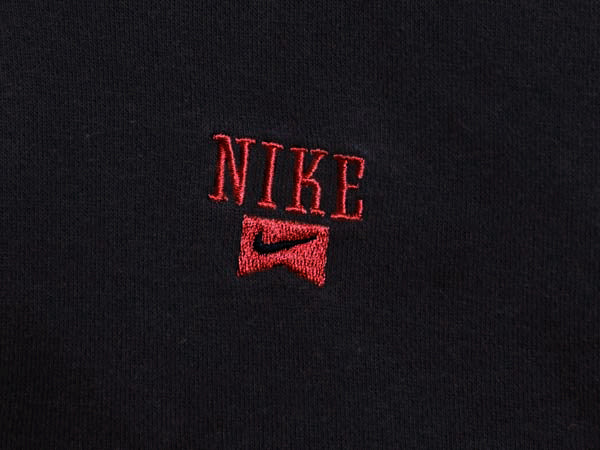 ナイキ スウェット スタジャン メンズ M / ヘビーウェイト トレーナー ジャケット ブルゾン ジャンパー スウッシュ 裏起毛 ツートン 黒 灰