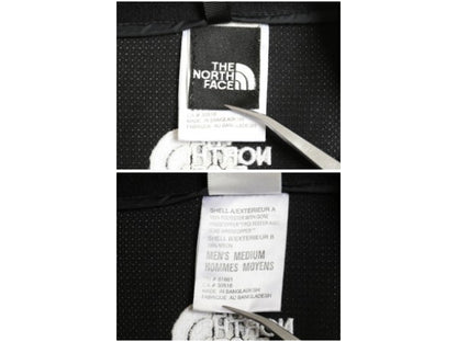 90s ノースフェイス GORE WINDSTOPPER フリース ナイロン 切替 ジャケット メンズ M / オールド アウトドア ハイネック フルジップ 黒 防風