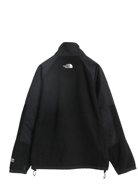 90s ノースフェイス GORE WINDSTOPPER フリース ナイロン 切替 ジャケット メンズ M / オールド アウトドア ハイネック フルジップ 黒 防風