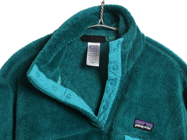 パタゴニア リツール スナップT プルオーバー ジャケット レディース М / 古着 13年製 フリース アウトドア ブルゾン ハイネック シンプル