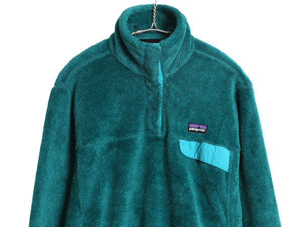 パタゴニア リツール スナップT プルオーバー ジャケット レディース М / 古着 13年製 フリース アウトドア ブルゾン ハイネック シンプル
