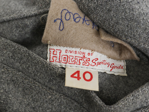 60s ★ HOLT'S 襟付き ウール スタジャン メンズ M 程/ ヴィンテージ サガラ ワッペン 襟付き アワード ジャケット ブルゾン リバーシブル