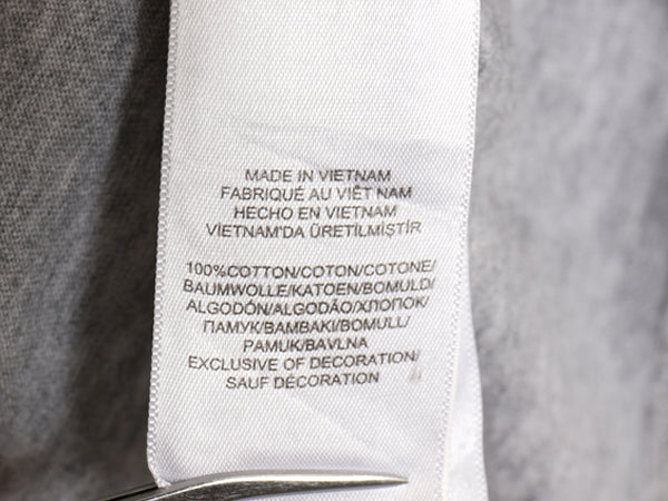 ポロ ラルフローレン フード付き 長袖 Tシャツ メンズ L / コットン ロンT フード パーカー プルオーバー ワンポイント ポニー 無地 グレー