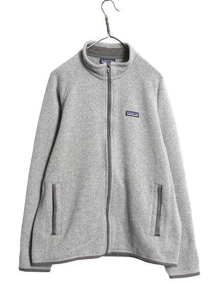 パタゴニア ベターセーター ジャケット メンズ L 古着 11年製 フリース セーター フルジップ ブルゾン ハイネック アウトドア ワンポイント