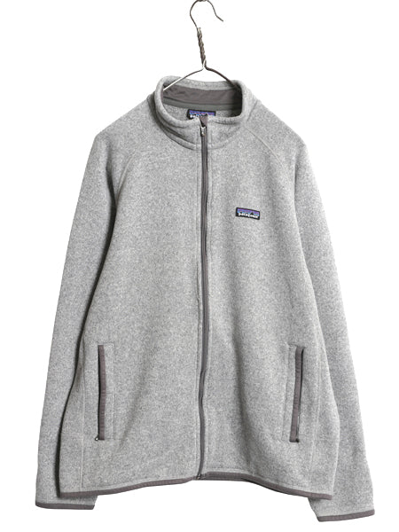 パタゴニア ベターセーター ジャケット メンズ L 古着 11年製 フリース セーター フルジップ ブルゾン ハイネック アウトドア ワンポイント