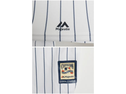 USA製 ヤンキース ベーブルース ベースボール シャツ メンズ XL MLB オフィシャル 野球 マジェスティック 大リーグ ジャージ 大きいサイズ