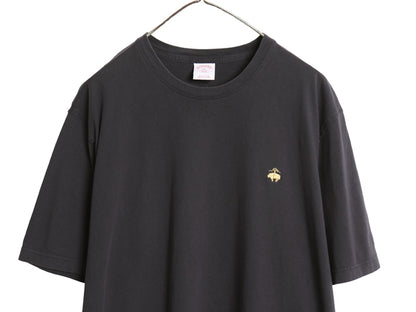 ブルックスブラザーズ 半袖 Tシャツ メンズ XXL ワンポイント ロゴ刺繍 カットソー コットン シンプル トップス ボックス 大きいサイズ 黒