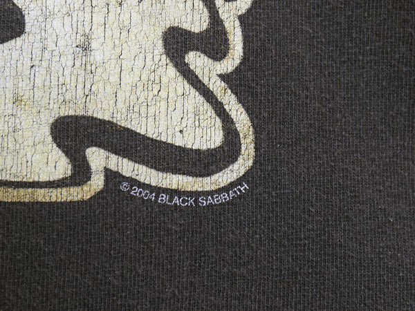 00s ブラックサバス 両面 プリント Tシャツ メンズ XL オールド オジーオズボーン オフィシャル ツアー バンド ロック アート イラスト 黒