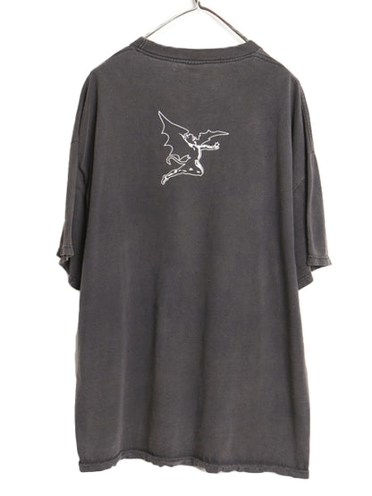 00s ブラックサバス 両面 プリント Tシャツ メンズ XL オールド オジーオズボーン オフィシャル ツアー バンド ロック アート イラスト 黒