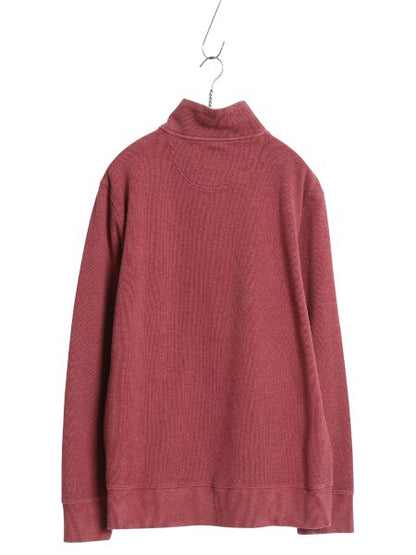 ブルックスブラザーズ ハーフジップ コットン ニット スウェット メンズ XL / 古着 リブ編み セーター トレーナー ストレッチ ワンポイント