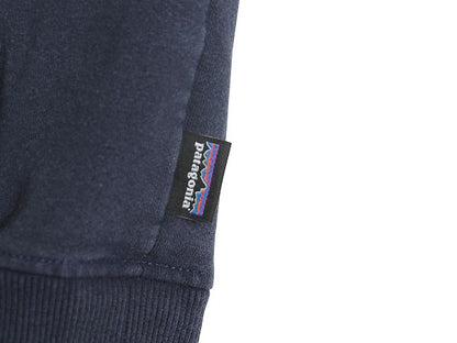 パタゴニア プリント スウェット フード パーカー メンズ M / 19年製 トレーナー ストレッチ 裏起毛 プルオーバー ヘビーウェイト ネイビー