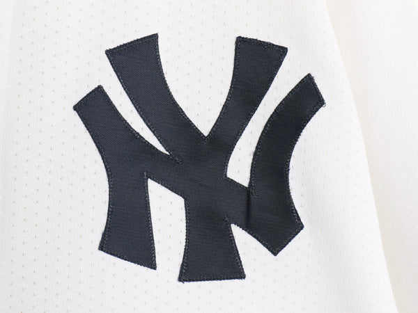 ヤンキース ベースボール シャツ メンズ L / MLB オフィシャル マジェスティック 大リーグ ユニフォーム ゲームシャツ メッシュ 半袖シャツ