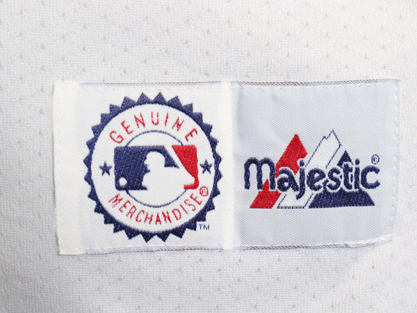 ヤンキース ベースボール シャツ メンズ L / MLB オフィシャル マジェスティック 大リーグ ユニフォーム ゲームシャツ メッシュ 半袖シャツ
