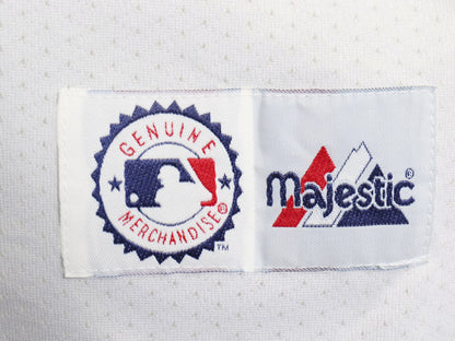 ヤンキース ベースボール シャツ メンズ L / MLB オフィシャル マジェスティック 大リーグ ユニフォーム ゲームシャツ メッシュ 半袖シャツ