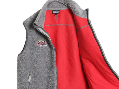 パタゴニア クラシック レトロX フリース ベスト メンズ L 17年製 アウトドア パイル フルジップ ハイネック 重ね着 前開き カレッジ 刺繍