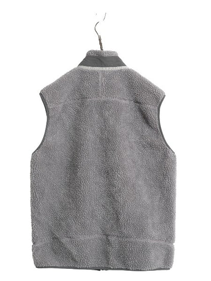 パタゴニア クラシック レトロX フリース ベスト メンズ L 17年製 アウトドア パイル フルジップ ハイネック 重ね着 前開き カレッジ 刺繍