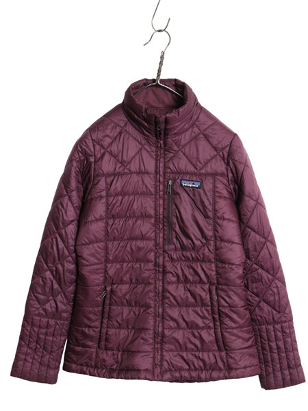 パタゴニア ラダリー ジャケット レディース XS / 古着 19年製 アウトドア 中綿 キルティング ナイロン フルジップ ブルゾン ハイネック 紫
