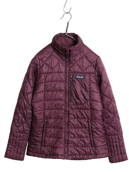 パタゴニア ラダリー ジャケット レディース XS / 古着 19年製 アウトドア 中綿 キルティング ナイロン フルジップ ブルゾン ハイネック 紫