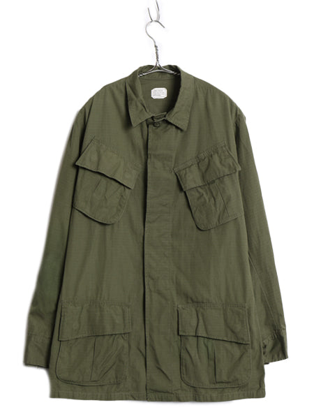 60s ★ 米軍実物 US ARMY 5th ジャングルファティーグ ジャケット X-SMALL REGULAR / 70年製 ヴィンテージ ミリタリー リップストップ 4th