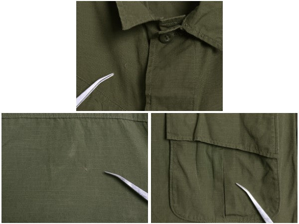 60s ★ 米軍実物 US ARMY 5th ジャングルファティーグ ジャケット X-SMALL REGULAR / 70年製 ヴィンテージ ミリタリー リップストップ 4th