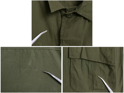 60s ★ 米軍実物 US ARMY 5th ジャングルファティーグ ジャケット X-SMALL REGULAR / 70年製 ヴィンテージ ミリタリー リップストップ 4th