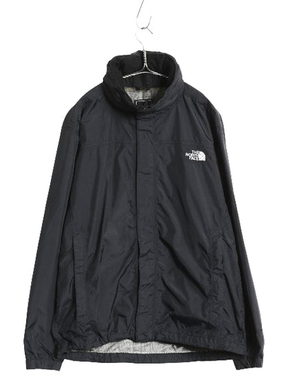 ノースフェイス DRYVENT マウンテンパーカー ジャケット メンズ M アウトドア マンパ フルジップ ジャンパー 収納 フード ワンポイント 黒