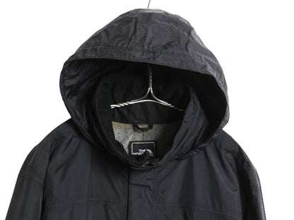 ノースフェイス DRYVENT マウンテンパーカー ジャケット メンズ M アウトドア マンパ フルジップ ジャンパー 収納 フード ワンポイント 黒