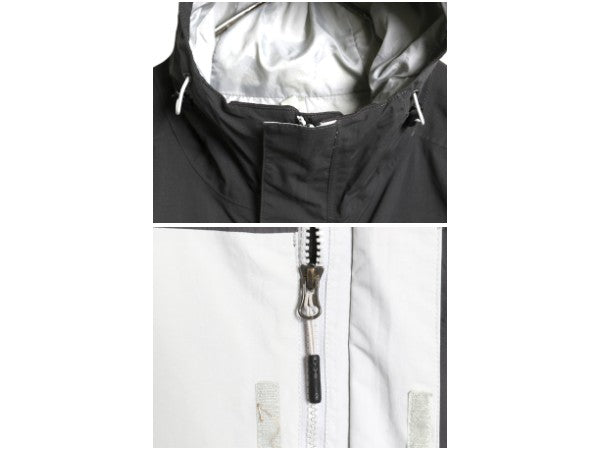 ノースフェイス HYVENT マウンテンパーカー ジャケット メンズ L  / アウトドア マンパ ナイロン ブルゾン フルジップ ハイネック ツートン