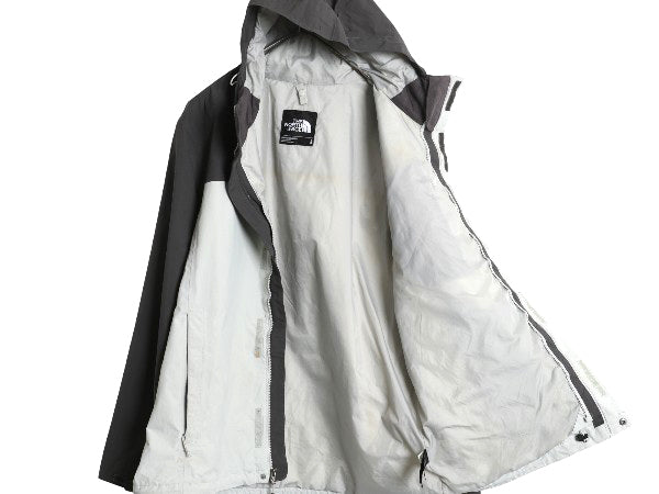 ノースフェイス HYVENT マウンテンパーカー ジャケット メンズ L  / アウトドア マンパ ナイロン ブルゾン フルジップ ハイネック ツートン