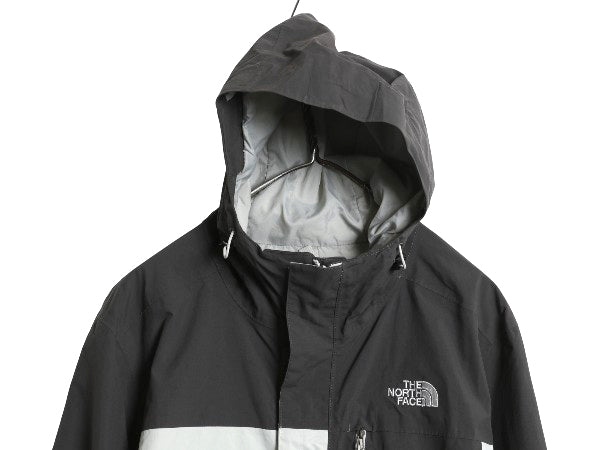 ノースフェイス HYVENT マウンテンパーカー ジャケット メンズ L  / アウトドア マンパ ナイロン ブルゾン フルジップ ハイネック ツートン
