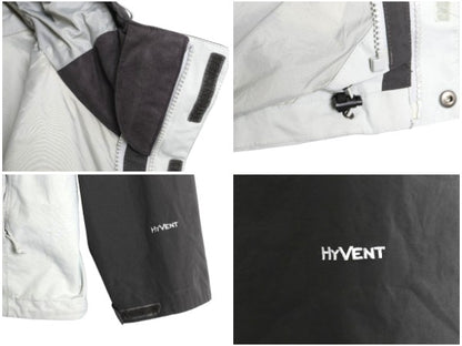 ノースフェイス HYVENT マウンテンパーカー ジャケット メンズ L  / アウトドア マンパ ナイロン ブルゾン フルジップ ハイネック ツートン