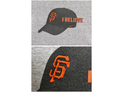 00s SF ジャイアンツ 両面 プリント 長袖 Tシャツ メンズ XL / オールド MLB オフィシャル ナイキ ロンT スウッシュ 大リーグ 大きいサイズ