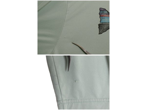 パタゴニア キャプリーン 両面 プリント 長袖 Tシャツ メンズ L / 古着 19年製 アウトドア ストレッチ カットソー フィッシュ グラフィック