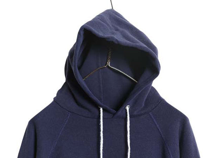 80s USA製 US NAVY プリント スウェット フード パーカー メンズ L ヴィンテージ 裏起毛 トレーナー プルオーバー ミリタリー USN ヘインズ