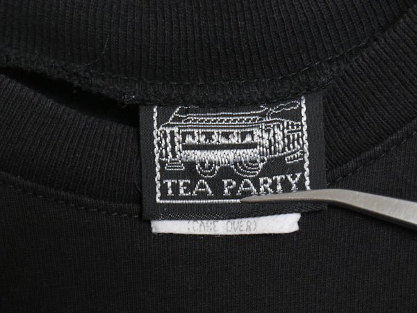 90s USA製 ポケット付き 無地 半袖 Tシャツ メンズ M オールド ヘビーウェイト コットン ポケT カットソー トップス シンプル ブランク 黒