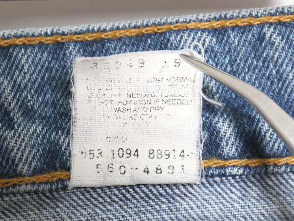 90s USA製 リーバイス 560 デニム パンツ メンズ 36 32 / 古着 オールド ルーズ フィット テーパード ジーンズ ジーパン リラックス バギー
