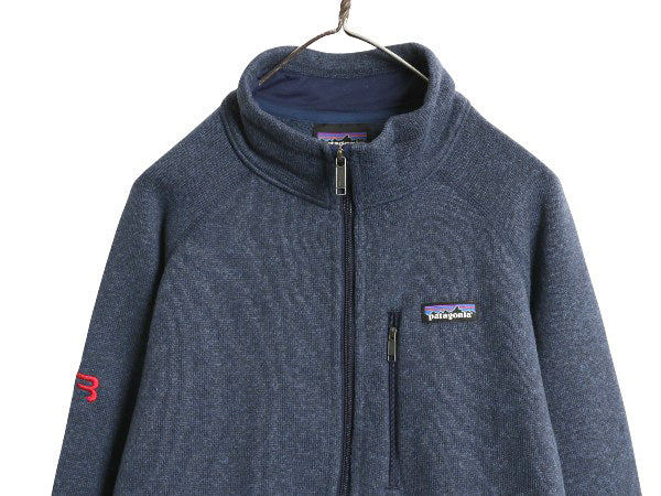 パタゴニア ベターセーター ジャケット メンズ L / 17年製 フリース セーター フルジップ ブルゾン ハイネック アウトドア ネイビー 企業