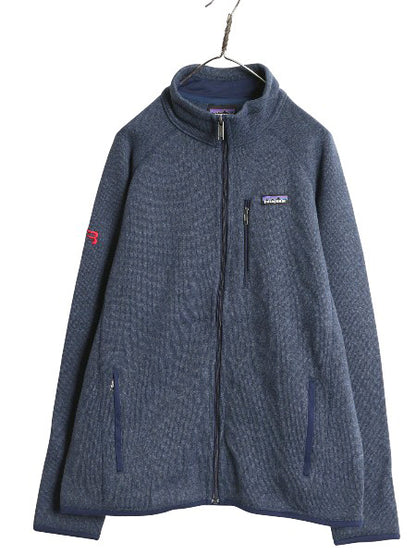 パタゴニア ベターセーター ジャケット メンズ L / 17年製 フリース セーター フルジップ ブルゾン ハイネック アウトドア ネイビー 企業