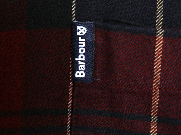 バブアー チェック 長袖 ボタンダウン シャツ メンズ M / TAILORED FIT 起毛 コットン ネルシャツ ワンポイント ポケット付き マルチカラー