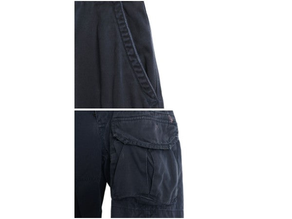 90s ポロ ラルフローレン カーゴ ショーツ メンズ 36 / オールド ヴィンテージ 加工 ショートパンツ チノ ミリタリー タイプ M-65 M-51 紺