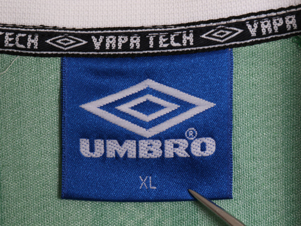 90s 00s ☆ アンブロ アイルランド 代表 長袖 サッカー ユニフォーム メンズ XL オールド 98 99 00 当時物 フットボール ナショナル ホーム