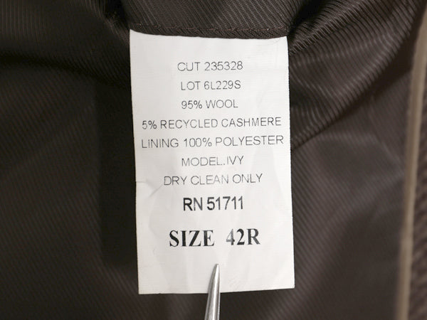 00s ローレン ラルフローレン ステンカラー コート メンズ L 程 古着 オールド ポロ ウール カシミヤ ツイード ロングコート チェスター 茶