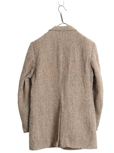 60s DUNN&Co ハリスツイード テーラード ジャケット メンズ L 古着 旧
