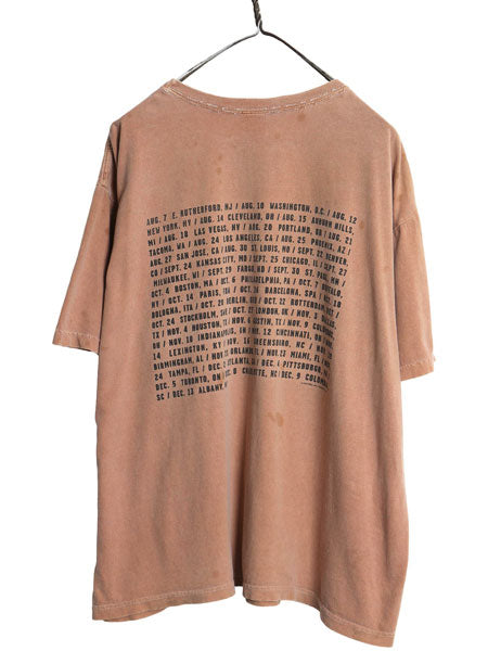 00s USA製 ブルース スプリングスティーン ツアー イラスト プリント Tシャツ メンズ L オールド 両面 オフィシャル ロック バンド アート