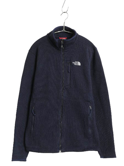 US企画 ノースフェイス ゴードン ライオンズ フリース ジャケット メンズ S / 古着 セーター フルジップ アウトドア ブルゾン ワンポイント