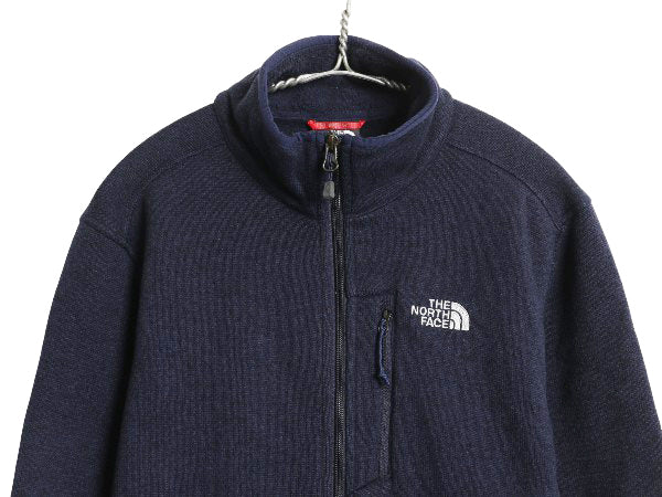 US企画 ノースフェイス ゴードン ライオンズ フリース ジャケット メンズ S / 古着 セーター フルジップ アウトドア ブルゾン ワンポイント