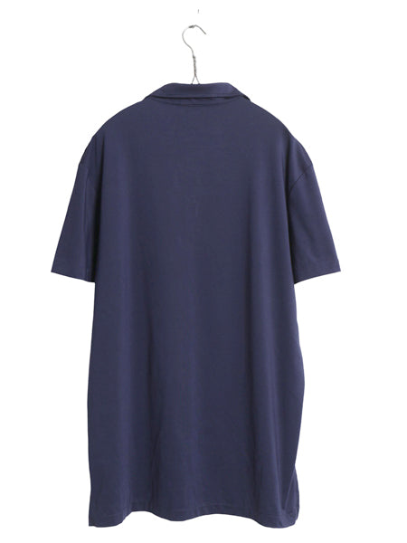 ポロ ラルフローレン 半袖 ポロシャツ メンズ L / 半袖シャツ スムース ストレッチ ジャージ カットソー トップス シンプル 薄手 ネイビー