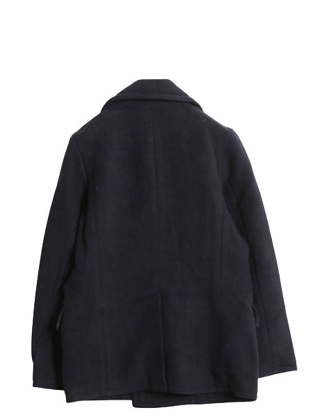 90s デッドストック 00s ポロ ラルフローレン Pコート キッズ L メンズ S ミリタリー USN ヴィンテージ ネイビー タイプ 8ボタン 13スター