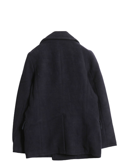 90s デッドストック 00s ポロ ラルフローレン Pコート キッズ L メンズ S ミリタリー USN ヴィンテージ ネイビー タイプ 8ボタン 13スター