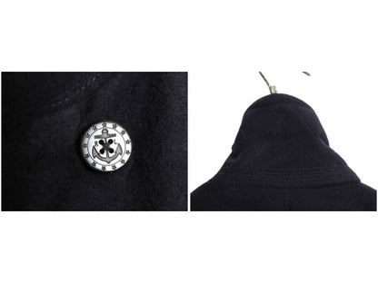 90s デッドストック 00s ポロ ラルフローレン Pコート キッズ L メンズ S ミリタリー USN ヴィンテージ ネイビー タイプ 8ボタン 13スター